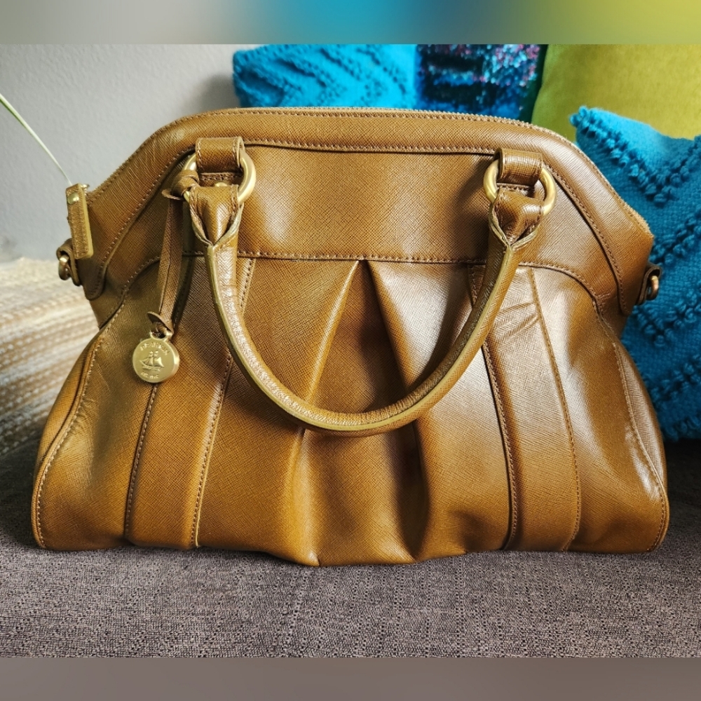 Brahmin Olive Saffiano Louise